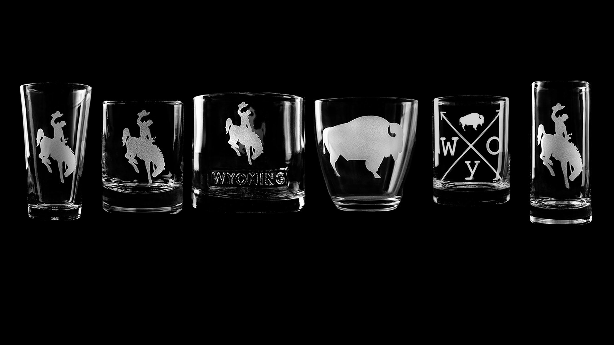 University of Wyoming Pub Glass Set - Shop Wyoming